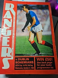 RANGERS V BOHEMIANS DUBLIN Uefa Cup 1984-85 - Picture 1 of 1
