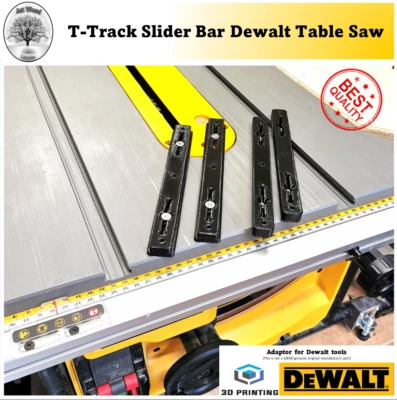 T-Track Slider Bar Dewalt Table Saw DWE7492 DWE7491 Woodworking Miter slot - Image 1 of 4