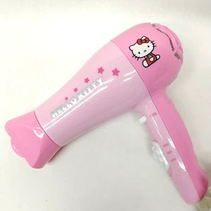 Hello Kitty Hair Blow Dryer Sanrio 1875 Watt Cool Shot Button KT3052 Test Works! - Picture 1 of 8