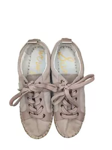 Sam Edelman Damen Carleigh Plateau Espadrille Pink Blush Sneaker Größe 6 Wildleder - Bild 1 von 12