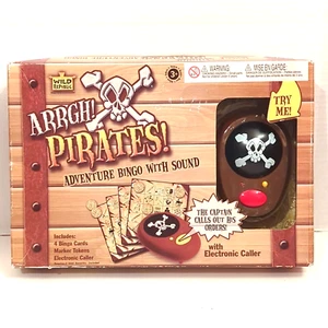 Wild Republic Arrgh Pirates Electronic Interactive Bingo Game WORKS - Picture 1 of 7