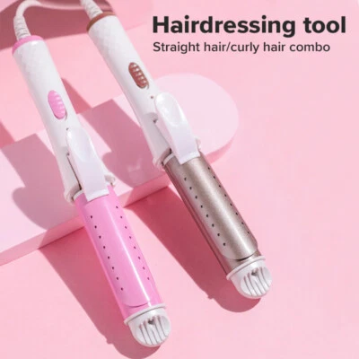 Pro Hair Straightener,Curler 2 in 1 Ceramic All Hair Types 30mm Curling for Girl - Image 1 of 4