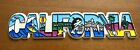 California Travel Souvenir Spell Out Colorful Fridge Magnet Beach Hollywood Surf