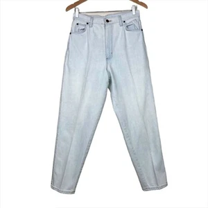 Vintage 80s Jeans Women's 14 (28 in. Waist) Congo Mom Tapered USA Distressed - Picture 1 of 11