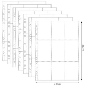A4 10Pcs Transparent Album Binder Photocard Holder Ins For Photo Stamp Organizer - Picture 1 of 22