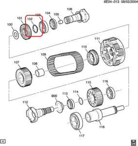 Transfer Case Output Shaft Snap Ring ACDelco GM Original Equipment 88984493 - Picture 1 of 2