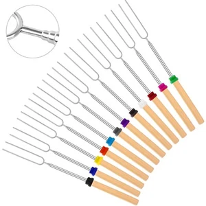 24 PCS Marshmallow Roasting Sticks, Telescoping Smores Sticks for Open Fire P... - Picture 1 of 9