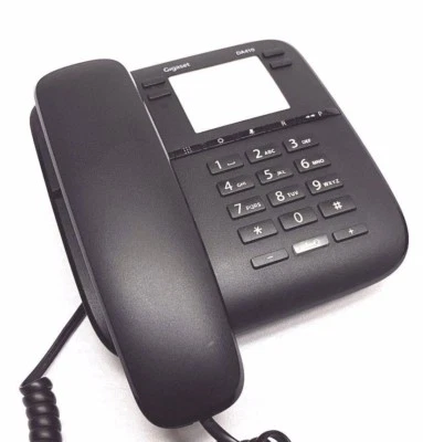 Gigaset DA410 Schwarz DA 410 Analog Schnurgebunden Telefon TOP!! - Bild 1 von 2