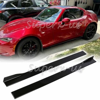For Mazda MX-5 Miata 2005-2023 Extension Side Skirts Rocker Panel Splitter Lip - Изображение 1 из 4