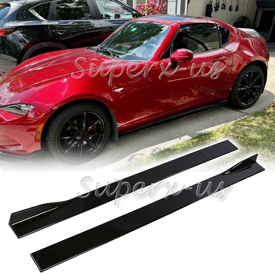 For Mazda MX-5 Miata 2005-2023 Extension Side Skirts Rocker Panel Splitter Lip - Изображение 1 из 4