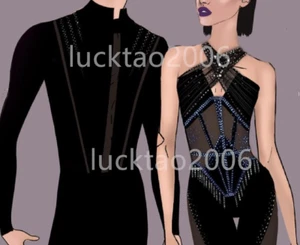 Figure Skating Pair skating Double skating combination Costume Sparkle 88164 - Picture 1 of 7