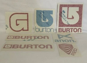 BURTON GROSSES SORTIERT ABZIEHBILD AUFKLEBER-PACK (8 STÜCK INSGESAMT) - Bild 1 von 5