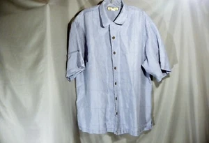 Tommy Bahama Blue Casual Shirt 100% Linen Mens XL - Picture 1 of 6