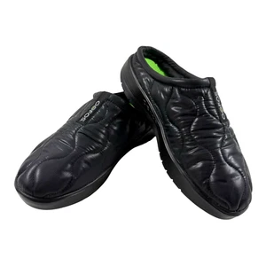 Oofos OOcoozie Mens Thermo Mule Slipper M12 EU45 Black Recovery Comfort Slip On - Picture 1 of 11