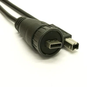 Waterproof USB A B Cable - 6.5FT RR-111220-09-78 - Picture 1 of 1