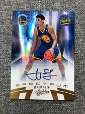 2010-11 Panini Absolute Jeremy Lin Rookie RC Auto Spectrum Foil #067/199