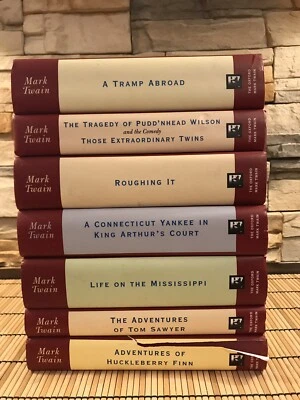 Mark Twain Oxford Edition - 7 Volume Set Hardcover  With Dust Jackets 1996 - Imagem 1 de 4