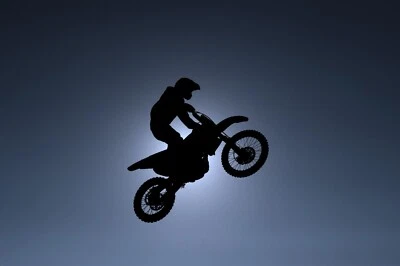 Motocross Motorcycle MX (Silhouette) POSTER 24 X 36 INCH Sweet! - Image 1 of 2