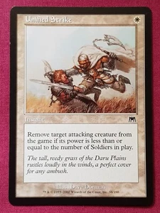 Magic The Gathering ONSLAUGHT UNIFIED STRIKE white card MTG - Picture 1 of 2
