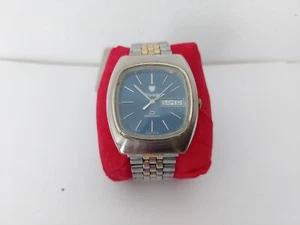 NIVADA Quartzonic -Ref 87040- Blue Dial Vintage  - Picture 1 of 7