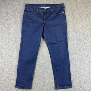 Mott And Bow Jeans Womens 31x28 Blue Boyfriend High Rise Stretch Dark Wash Denim - Picture 1 of 11
