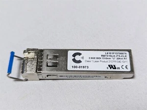 CALIX 100-01973 REV-10 BVL3AM6FAA SFP TRANSCEIVER 2.5GE BIDI 1310nm "U" 20Km RT - Picture 1 of 2