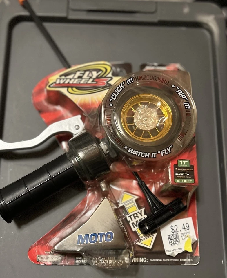 Road Champs Fly Wheels Street Black 17”Moto Wheel Jakks Pacific. 2006. Packaged - Image 1 of 4