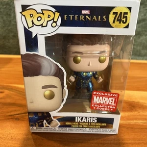 Funko Pop! Cabeza Bobble 745 exclusiva de Marvel Eternals Ikaris Collector Corps - Imagen 1 de 5
