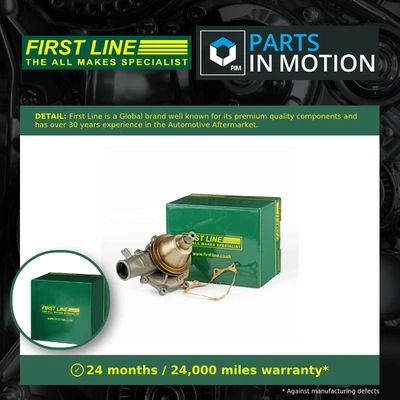 Bomba de agua compatible con OPEL REKORD E 2.0 77 a 86 20S refrigerante Firstline 1334062 1334093 - Imagen 1 de 4