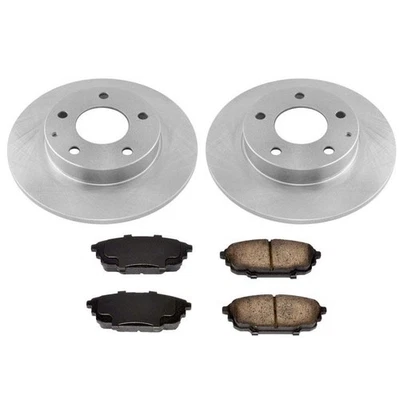 Rear Brakes Rotors With Ceramic Pads for Mazda Protege 01-03 & Protege 5 02-03 - Image 1 of 4
