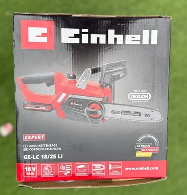 Einhell Cordless Chainsaw 25cm 18V Inc Battery 3.0Ah GE-LC 18/25 Li - Image 1 of 4