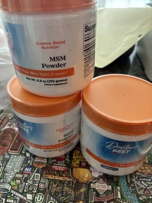 Doctor's Best MSM Polvo con OptiMSM 250g Apoya Cabello, Piel, Uñas y Articulaciones Foto 1 de 3