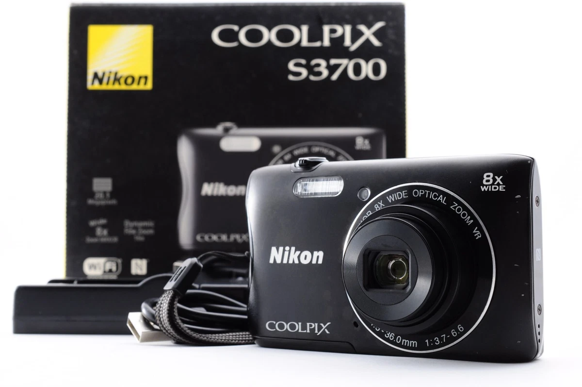 Preços baixos em Câmeras digitais Nikon Coolpix S3700 | eBay