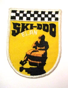 NOS VINTAGE SKI-DOO ELAN UNSEWN CLOTH PATCH ~ WE SELL SNOWMOBILE PATCHES - Picture 1 of 2