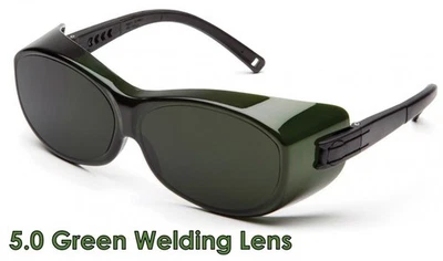 Защитные очки Pyramex OTS с зелеными сварочными линзами 5.0 - Изображение 1 из 4