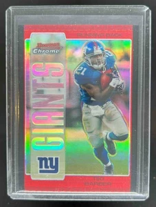 2005 Bowman Chrome Tiki Barber Red Refractors #53 Giants - Bild 1 von 10