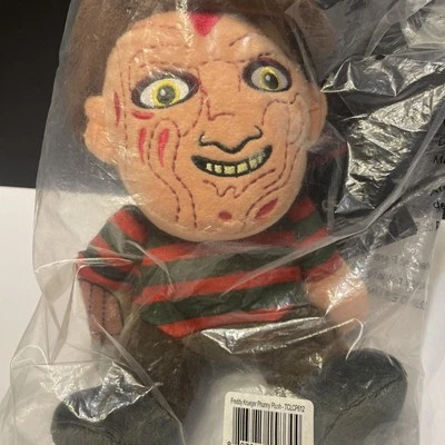 Elm Street上的噩梦 Freddy Krueger Phunny 长毛绒/儿童机器人全新带标签 — 第 1/4 张图片