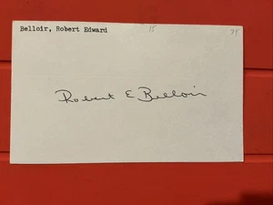 Rob Belloir 🔥🔥MLB Debut: 1975 Atlanta Braves 🔥🔥Autograph 🔥🔥 - Picture 1 of 1