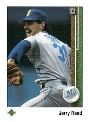 1989 Upper Deck #529 Jerry Reed Seattle Mariners Baseball Card - Image 1 of 2