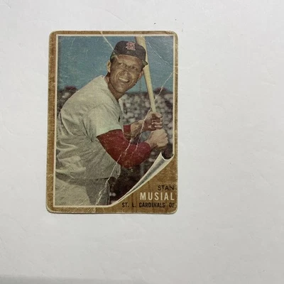1962 Topps #50 - Stan Musial (POOR) - Image 1 of 2
