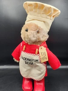 Vintage 1972 Paddington Bear Chef Plush Collectible 16"H - Picture 1 of 15