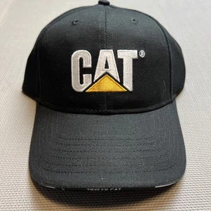 Caterpillar CAT Equipment Panel Hat Adjustable Back Black Ziegler Cat - Picture 1 of 3