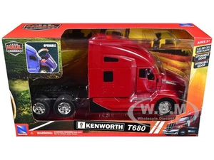 KENWORTH T680 TRUCK TRACTOR RED 1/32 DIECAST MODEL BY NEW RAY 11073 - Picture 1 of 1