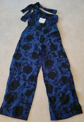 Kate Spade New York x Target Women's Size 12 Jumpsuit Linen Classic Rose Blue - Image 1 of 4