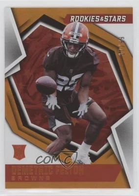 2021 Panini Rookies & Stars Rookies Orange /99 Demetric Felton #191 RC - Image 1 of 2