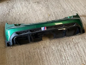 JCW MINI F56 LCi2 JOHN COOPER WORKS REAR BUMPER BRITISH RACING GREEN GENUINE - Picture 1 of 2