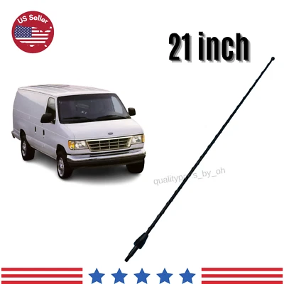 Antena de repuesto de 21 pulgadas para Ford E150 Econoline Club Wagon 1992-2002 Foto 1 de 2