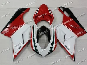 For 07-11 Ducati 848/1098 Matt Tricolore ABS Injection Mold Bodywork Fairing Kit - Picture 1 of 9