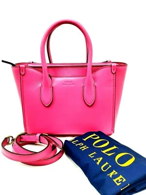 Ralph Lauren POLO Pink Top Handle Satchel Crossbody Women's Handbag NWT  - Image 1 of 4
