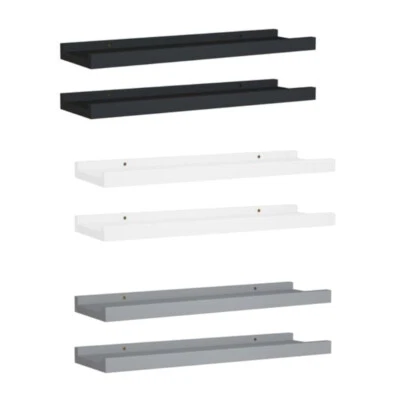 2x Bilderleiste MDF Fotoleiste Bilderregal Bilderrahmen mehrere Auswahl vidaXL - Bild 1 von 4